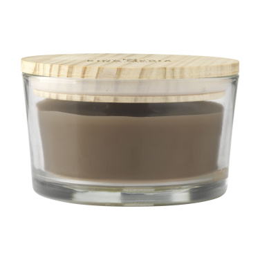 Logotrade promotional product image of: Wooosh Flame Scented Candle Dark Amber