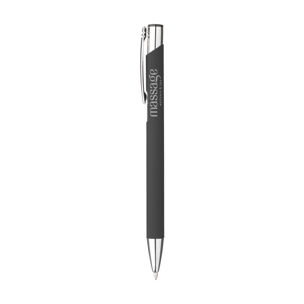 Logotrade promotional merchandise image of: Ebony Soft Touch pen