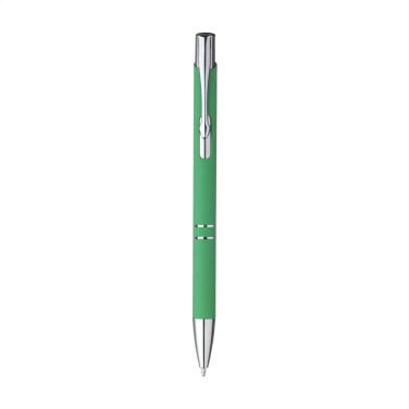 Logo trade promotional item photo of: Ebony Soft Touch Accent pen