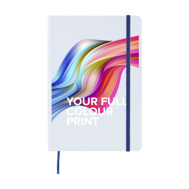 Logo trade promotional merchandise photo of: WhiteNote A5 Paper notebook