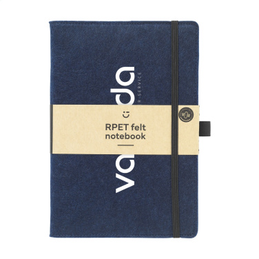 Logo trade promotional giveaways picture of: Felty GRS RPET Paper Notebook A5