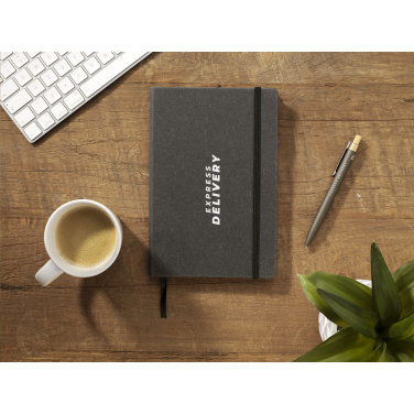 Logotrade corporate gifts photo of: Montana Recycled Leather Paper Notebook A5