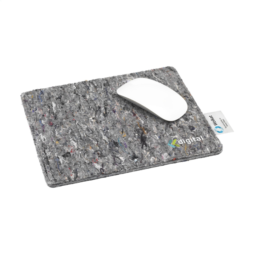 Logotrade promotional gift image of: Wolkat Tangier Recycled Textile Mousepad