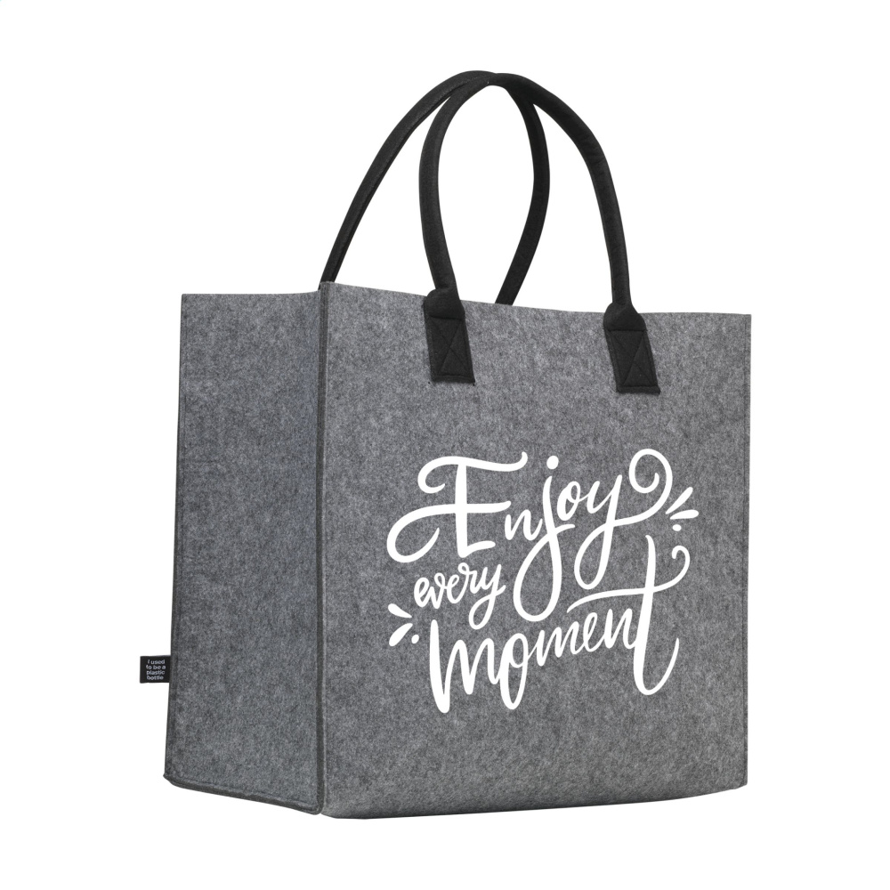 Logo trade corporate gifts image of: BigShopper Argus GRS RPET Felt