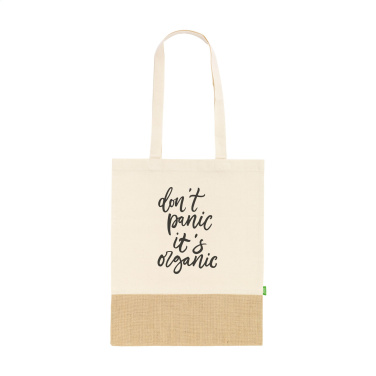 Logo trade advertising product photo of: Combi Organic Shopper (160 g/m²) bag