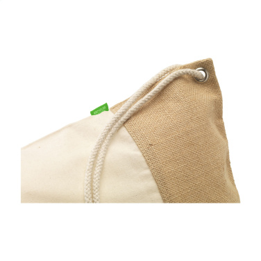 Logo trade promotional merchandise image of: Combi Organic Backpack (160 g/m²)