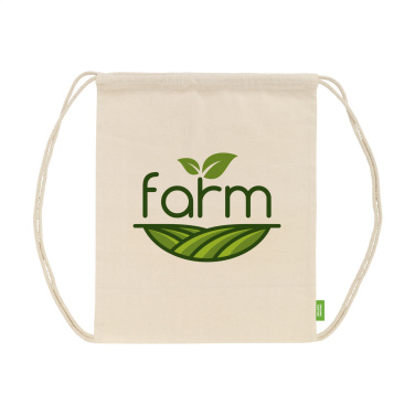 Logotrade promotional item image of: Organic Cotton GOTS Promo (140 g/m²) backpack