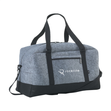 Logo trade promotional giveaways image of: Feltro GRS RPET Weekend Bag travelling bag