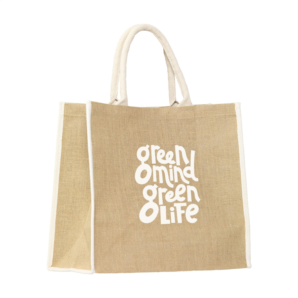 Logotrade promotional giveaway picture of: Gerona Jute Shopper bag
