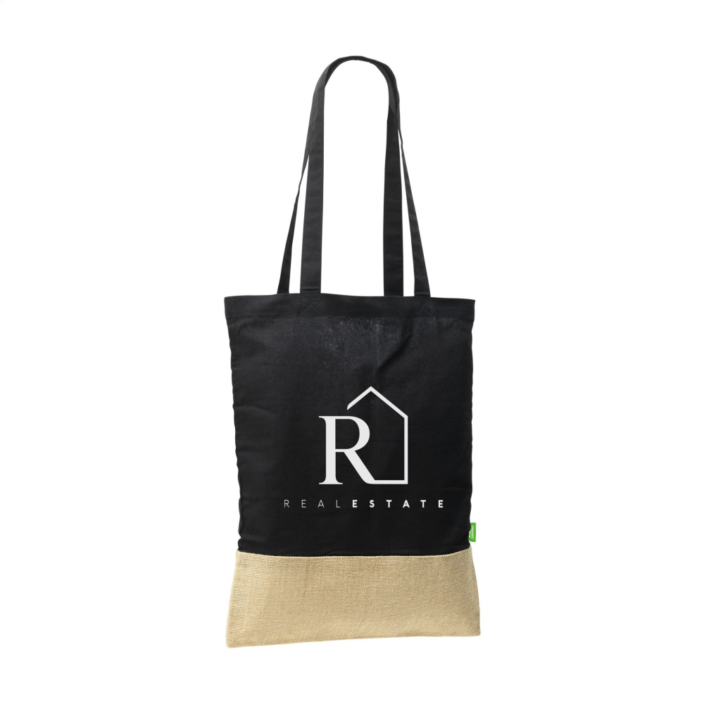 Logotrade promotional merchandise picture of: Combi Organic Shopper (160 g/m²) bag