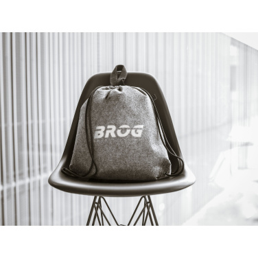 Logotrade corporate gift picture of: GRS RPET Felt PromoBag Plus backpack