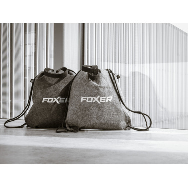 Logotrade promotional products photo of: GRS RPET Felt PromoBag Plus backpack