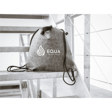 Logo trade promotional giveaway photo of: GRS RPET Felt PromoBag Plus backpack