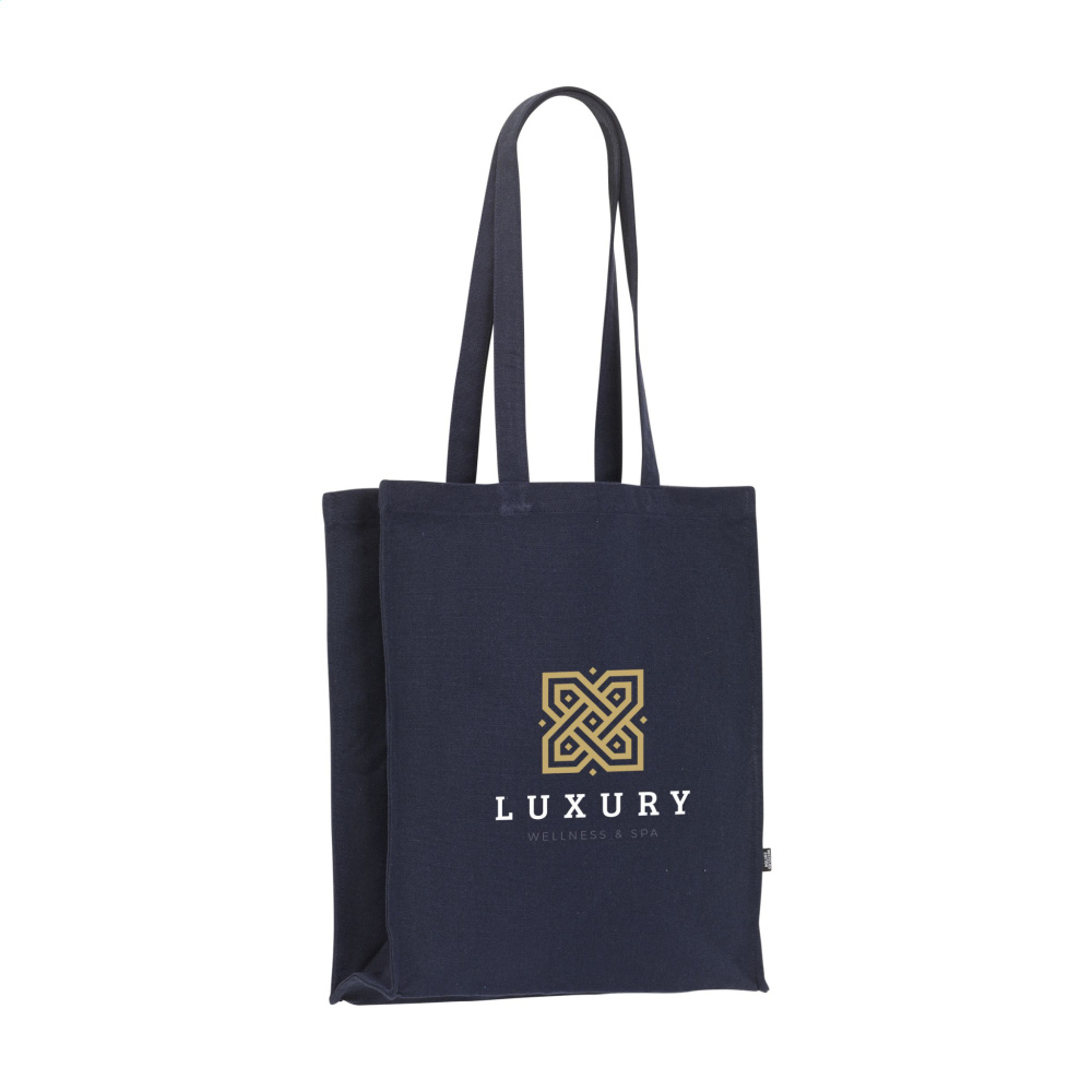 Logo trade corporate gifts image of: Solid Bag Colour GRS Recycled Canvas (340 g/m²)
