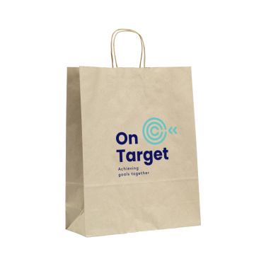 Logotrade promotional product picture of: Leaf It Bag recycled grass paper (90 g/m²) M