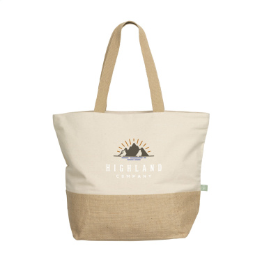 Logo trade promotional gifts image of: Cancun Beachbag Organic Cotton (320 g/m²)