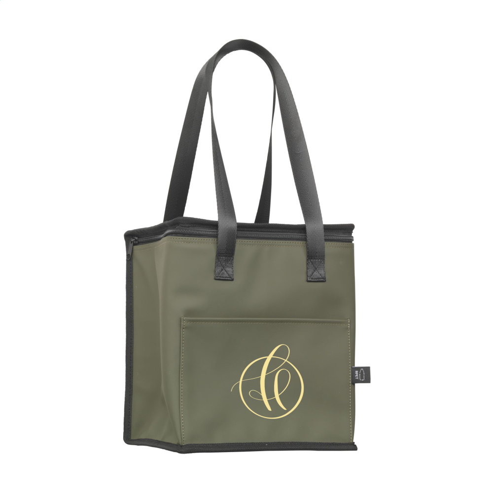 Logotrade promotional gift image of: Lennon Recycled PU Cooler Bag