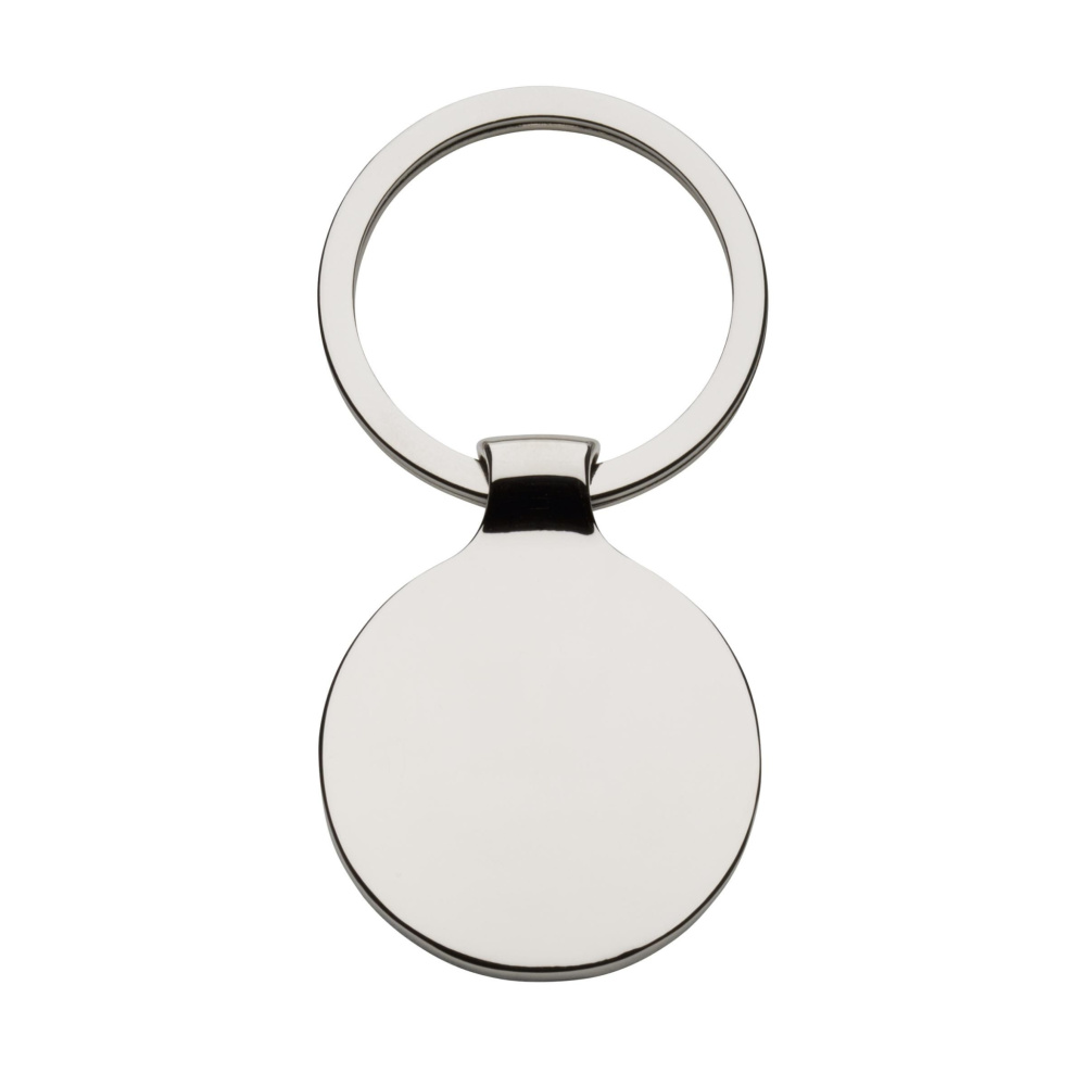 Logo trade promotional gift photo of: KeyTag Circle keyring