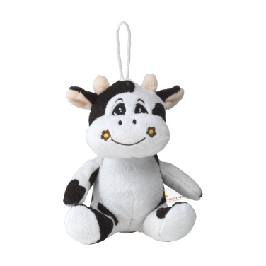 Logo trade promotional gift photo of: Animal Friend Cow cuddle toy