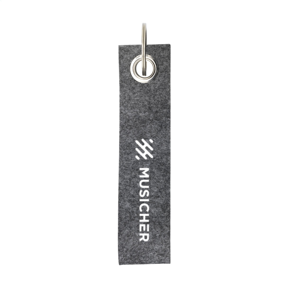 Logo trade business gift photo of: GRS RPET Felt Keyring