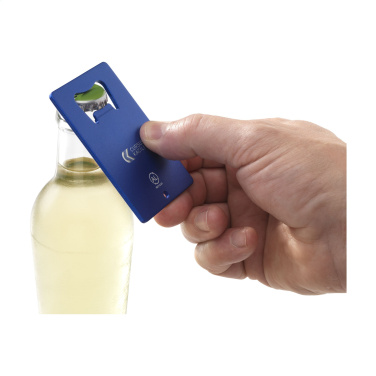 Logotrade promotional gift image of: Carta Opener Recycled Alu bottle opener