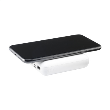 Logo trade promotional gifts picture of: PocketPower 10000 Wireless Powerbank wireless charger