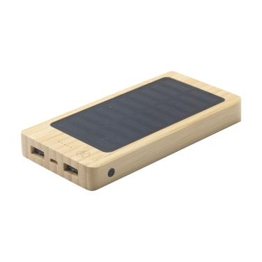 Logotrade promotional giveaway picture of: Solar Powerbank 8000+ Wireless Charger