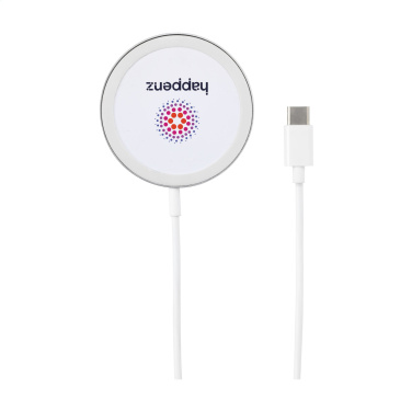 Logotrade promotional item picture of: Force MagSafe 10W Recycled Wireless Charger