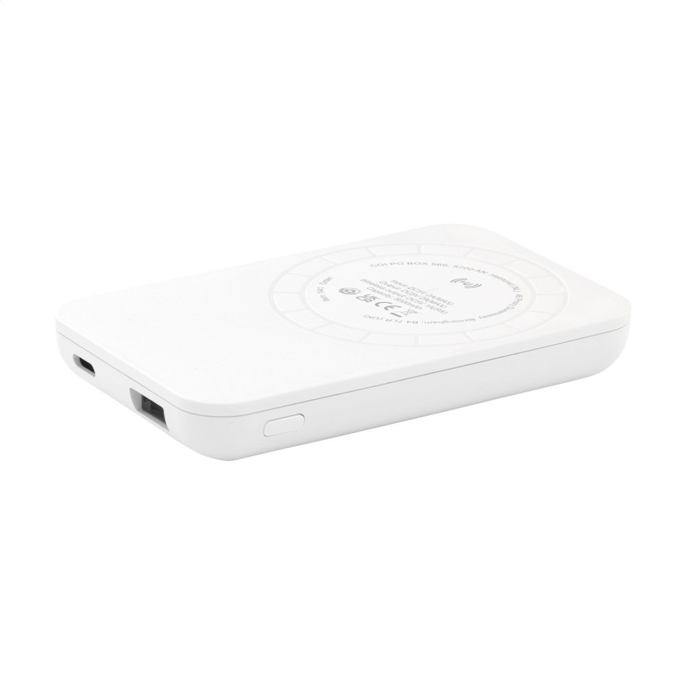 Logotrade promotional giveaway picture of: Force Magnetic RCS Recycled Wireless Powerbank 5000