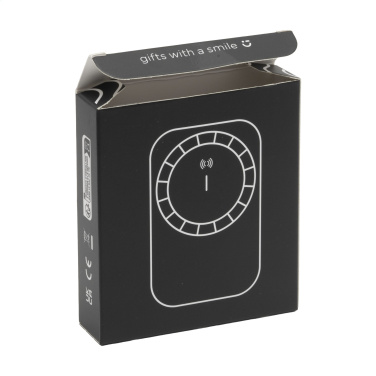 Logo trade business gifts image of: Force Magnetic RCS Recycled Wireless Powerbank 5000