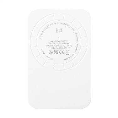 Logotrade promotional gifts photo of: Force Magnetic RCS Recycled Wireless Powerbank 5000