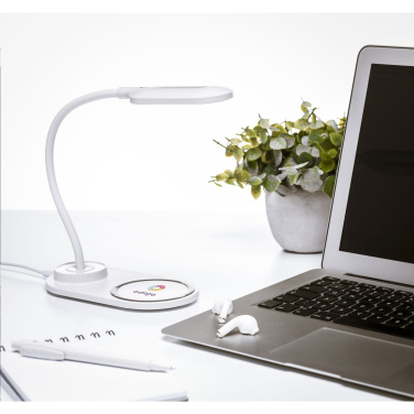 Logo trade corporate gifts image of: Carga 10W Desklight Wireless Charger