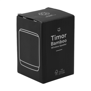 Logotrade promotional gift image of: Timor Bamboo Wireless Speaker