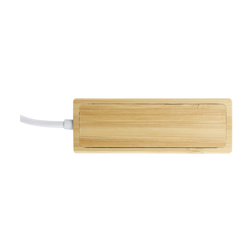 Logo trade promotional giveaway photo of: Bamboo USB Hub