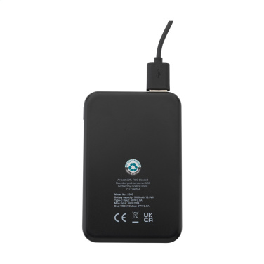 Logo trade promotional gifts image of: Compact 5000 RCS Recycled ABS Powerbank