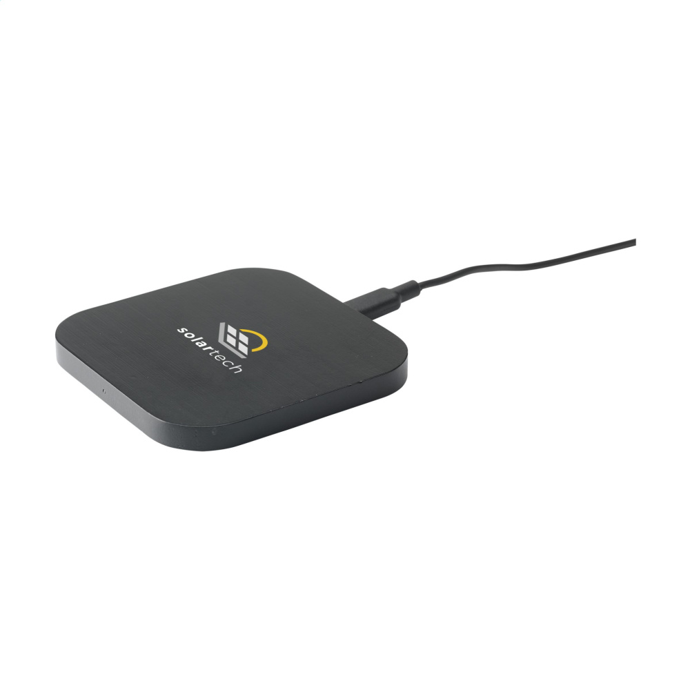Logo trade promotional giveaways image of: Bamboo Wireless Charger 15W