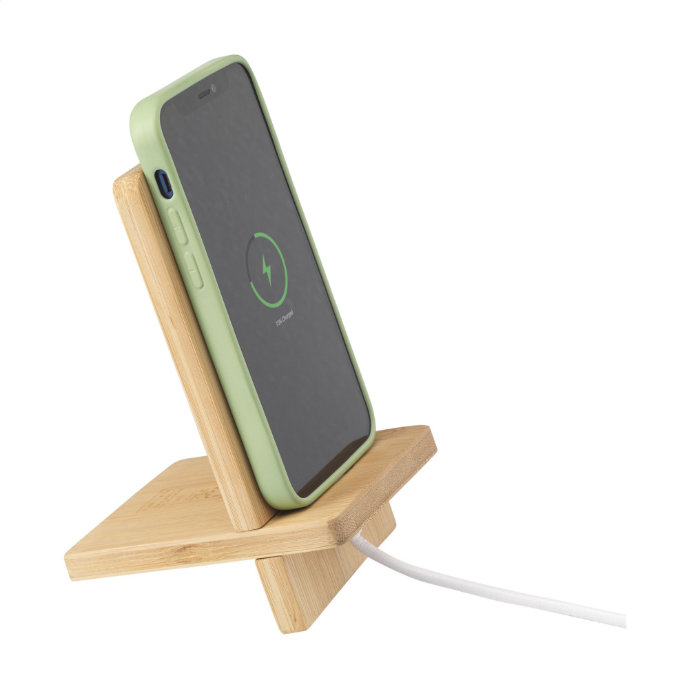 Logotrade advertising products photo of: Miyo Bamboo Phone Stand