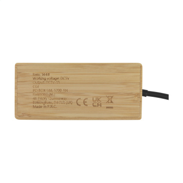 Logotrade corporate gift picture of: Fyra Bamboo Hub