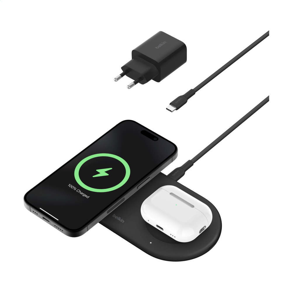 Logo trade promotional giveaways picture of: Belkin BoostCharge Pro 2-in-1 Pad