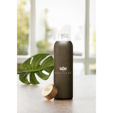 Logotrade business gift image of: Frosty Glass Bottle 550 ml drinking bottle