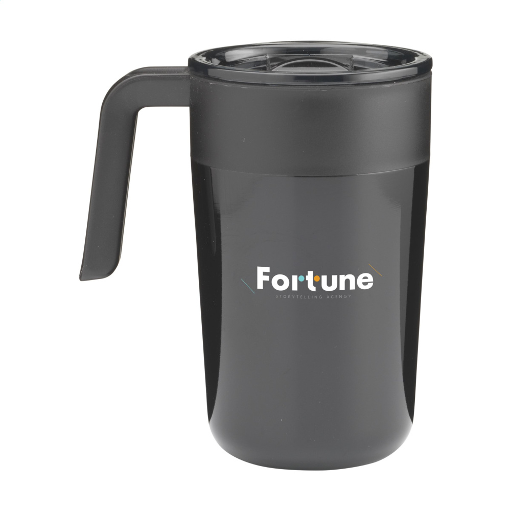 Logo trade promotional item photo of: Fika RCS Recycled Steel Cup 400 ml thermo cup