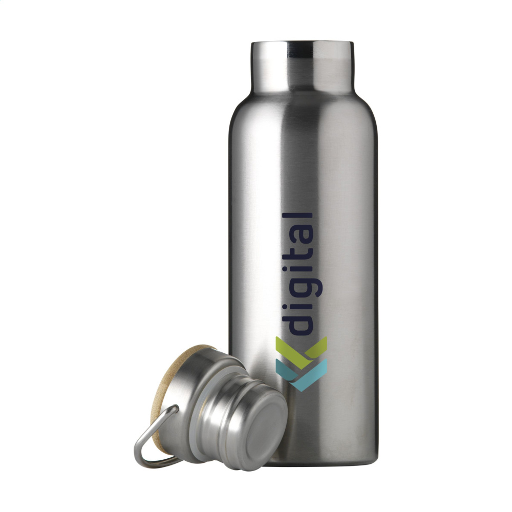 Logotrade promotional giveaway picture of: Nordvik RCS Recycled Steel 500 ml drinking bottle