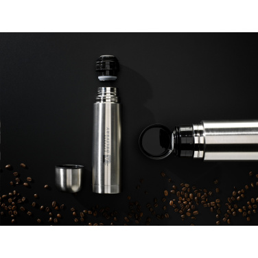 Logo trade promotional products image of: Thermotop Midi RCS Recycled Steel 500 ml thermo bottle