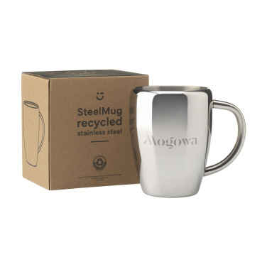 Logo trade promotional merchandise image of: SteelMug RCS Recycled Steel 220 ml
