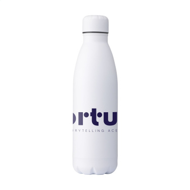 Logo trade promotional item photo of: Topflask Premium RCS Recycled Steel drinking bottle