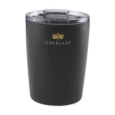 Logo trade corporate gifts image of: Espresso-to-Go Mug RCS Recycled Steel 170 ml