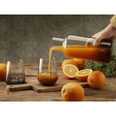 Logotrade corporate gift image of: Smokey Water Glass 450 ml
