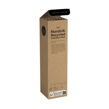 Logo trade promotional giveaways picture of: Nordvik RCS Recycled Steel 750 ml