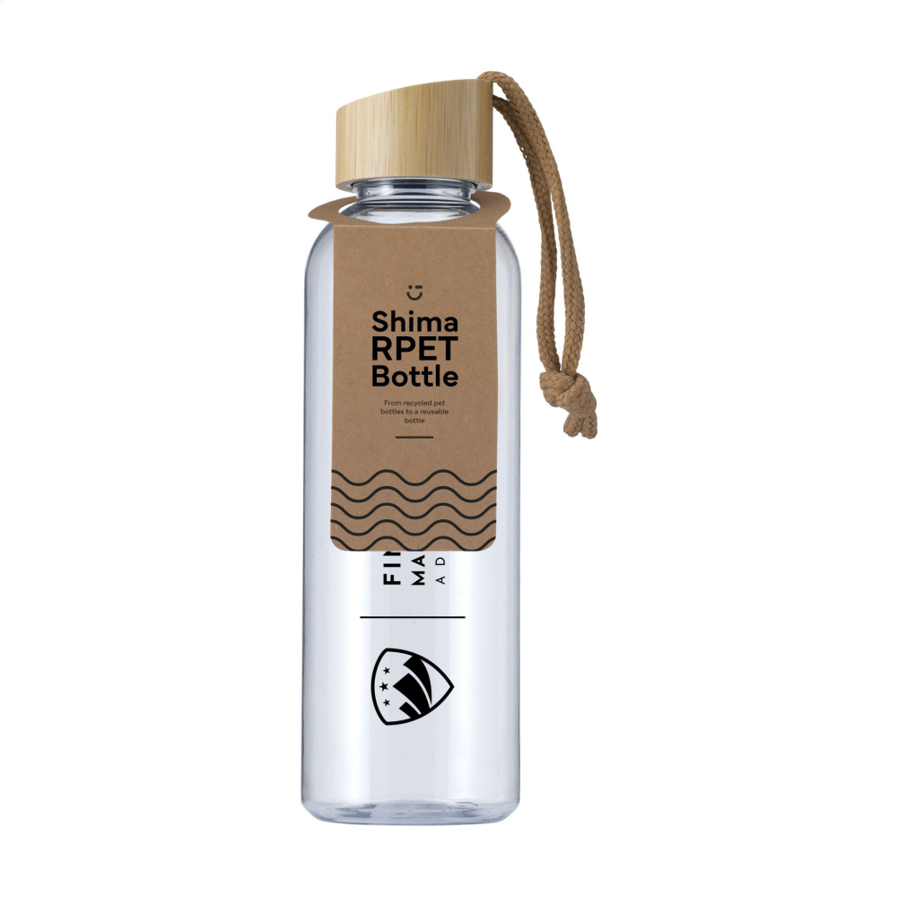 Logo trade corporate gifts image of: Shima GRS RPET Bottle 680 ml water bottle