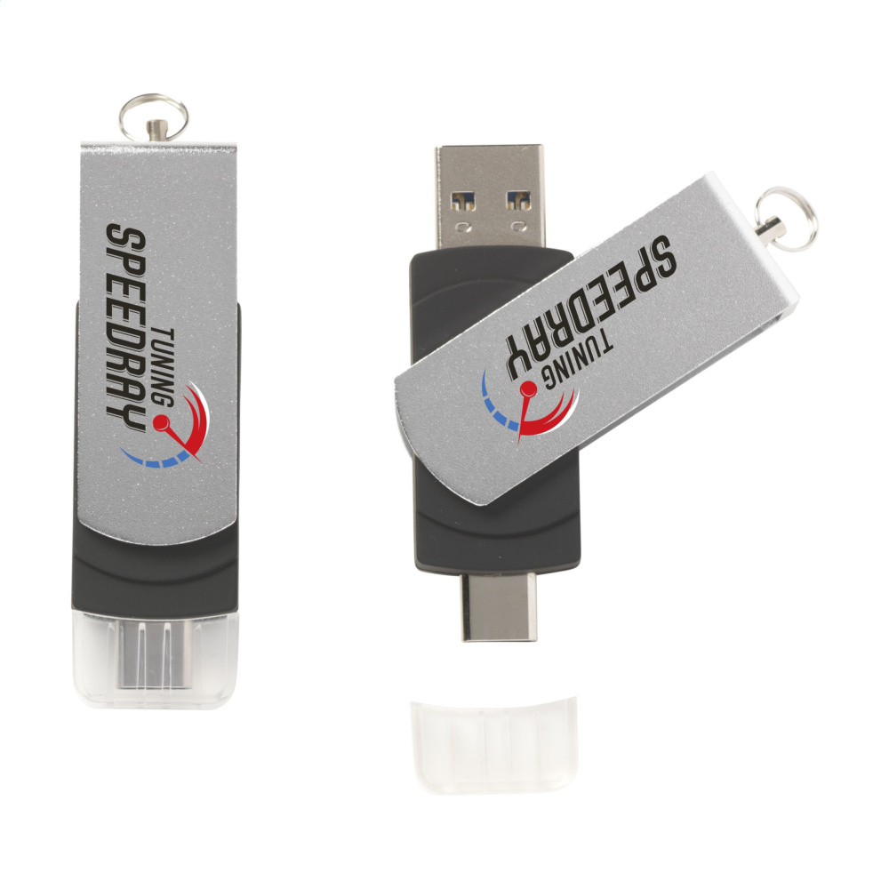 Logo trade advertising product photo of: USB Dual Connect 3.0 - Type-C 32 GB